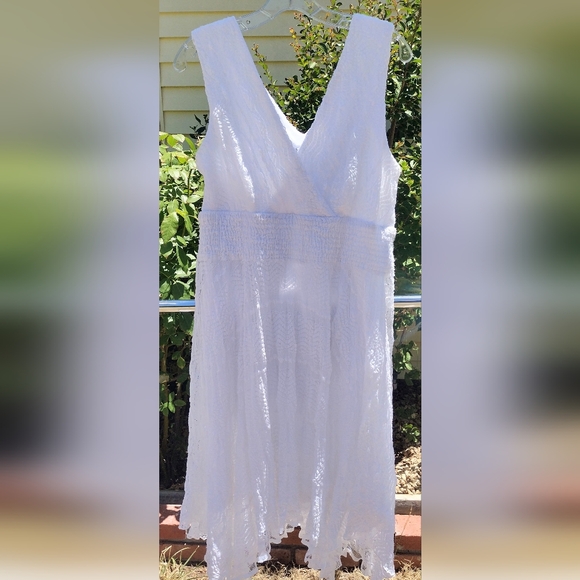 Rabbit Rabbit Rabbit Dresses & Skirts - Rabbit Rabbit Rabbit Elegant White Textured Dress